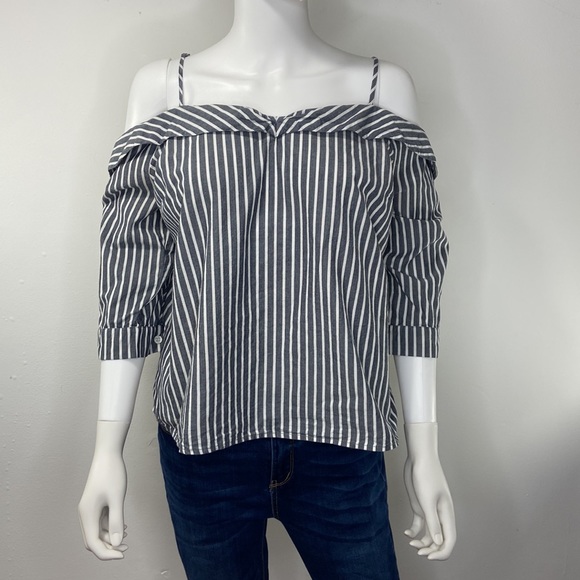FUN off shoulder lightweight top shirt - Picture 4 of 12